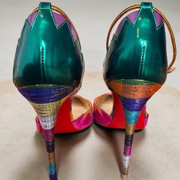 Sunning Multicolor Heels - Picture 2 of 4